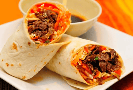 Sesame Beef Wrap